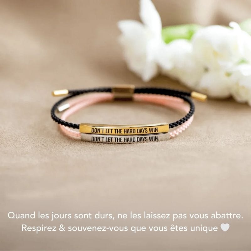 Bracelet Force & Espoir : Le Bracelet qui Vous Inspire