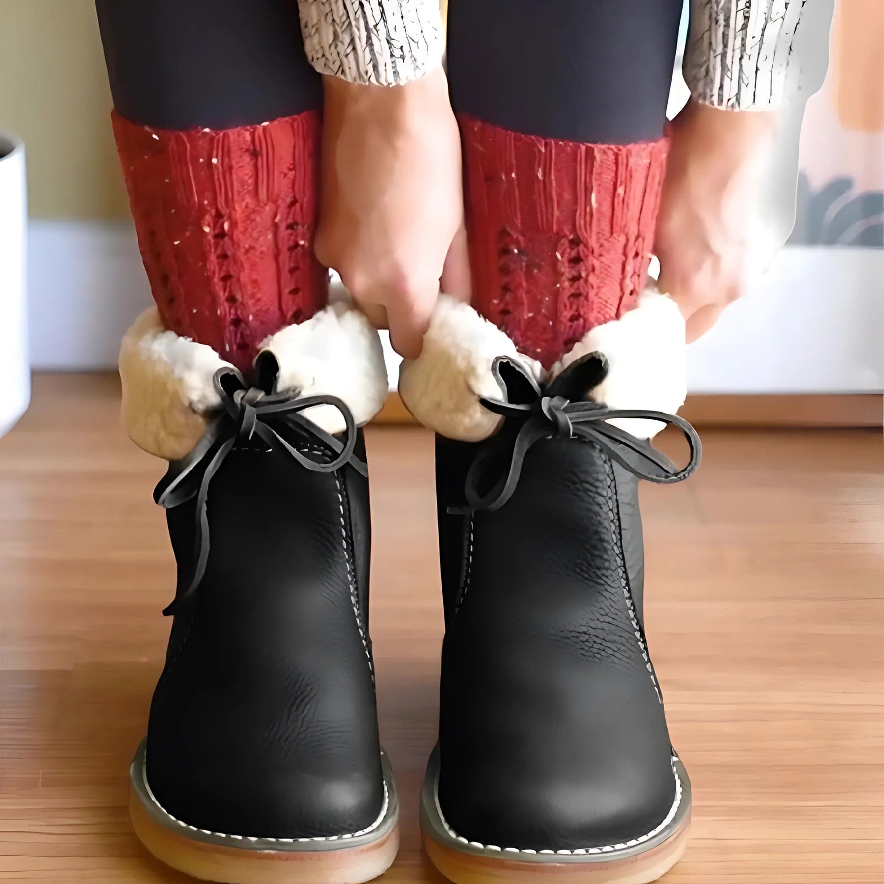 Emma - Bottes confortables avec doublure en laine